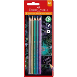 Faber Castell Coloured Pencil Metallic Pack of 5