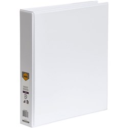 Marbig Clearview Insert Binder A4 2D Ring 38mm White 