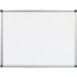 Rapidline Porcelain Whiteboard 900W x 600mmH Aluminium Frame