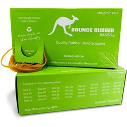 Bounce Rubber Bands Size 16 Box 100gm 