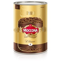 Moccona Classic Dark Roast Coffee 500gm Can 