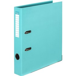 ColourHide Half Lever Arch Binder A4 50mm PE Aqua 