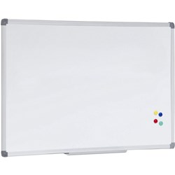 OPW Whiteboard 900 x 600mm Aluminium Frame  