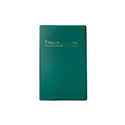 Collins Financial Year Diary B7R Week To View Green