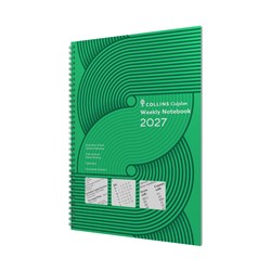 Collins Colplan Weekly Notes A4 Week To A Page With Right Hand Notes Green