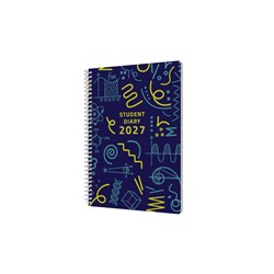 Collins Colplan Student Diary A5 Week To View Spiral Bound Geo Triangle
