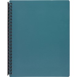 Marbig Display Book A4 Refillable 40 Pocket Green 
