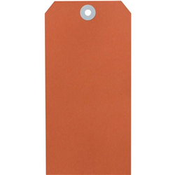 AVERY SHIPPING TAG SIZE 8 160 X 80MM ORANGE BOX 1000
