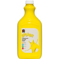 EC Classroom Splash Paint 2 Litres Sunshine 