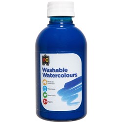 EC Washable Watercolour Paints 250ml Blue 