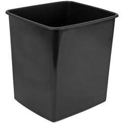 Italplast Waste Paper Bin 15Ltr Black 