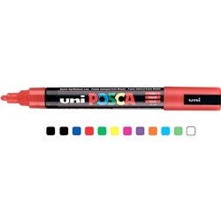 Uni Posca Paint Marker PC-5M  Medium 2.5mm Bullet Tip  Assorted Pack of 12