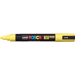 Uni Posca Paint Marker PC-5M  Medium 2.5mm Bullet Tip  Yellow