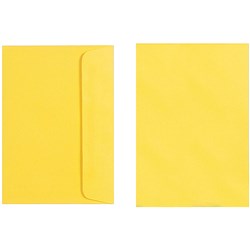 Quill Envelope C6 80gsm Lemon Pack of 25