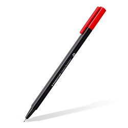 Staedtler 334 Triplus Fineliners 0.3mm Red Pack of 10