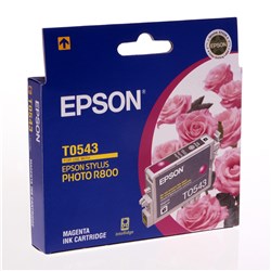 Epson T0543 UltraChrome Hi-Gloss Ink Cartridge Magenta