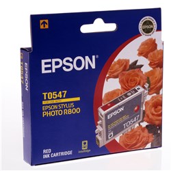 Epson T0547 UltraChrome Hi-Gloss Ink Cartridge Red