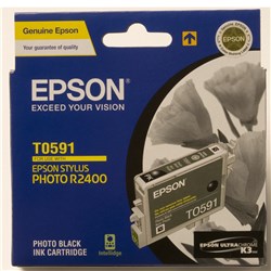 Epson T0591 UltraChrome K3 Ink Cartridge Photo Black