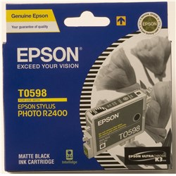 Epson T0598 UltraChrome K3 Ink Cartridge Matte Black