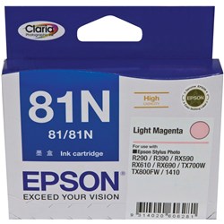 Epson 81/81N Claria Ink Cartridge High Yield Light Magenta