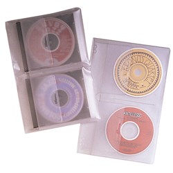 Fellowes CD Binder Sheet 2 CD/DVD Capacity Per Sheet 