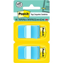Post-It 680-BE2 Flags Twin Pack 25x43mm Blue Pack of 2  