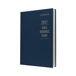 Debden Table Bookings Diary A4 2 Pages To A Day Blue 