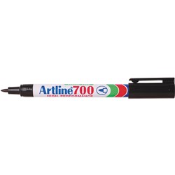 Artline 700 Permanent Marker Fine Bullet 0.7mm Black 