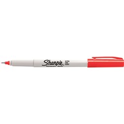 Sharpie Ultra Fine Marker Permanent Bullet 0.3mm Red  