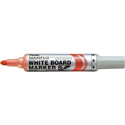 Pentel MWL5 Maxiflo Whiteboard Marker Bullet 2.1mm Pump It Red