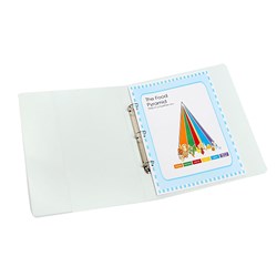 Marbig Clearview Insert Binder A3 3D Ring 32mm White 