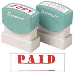 XStamper Stamp CX-BN 1221 Paid Red 