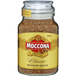 Moccona Classic Coffee Medium Roast 200g 