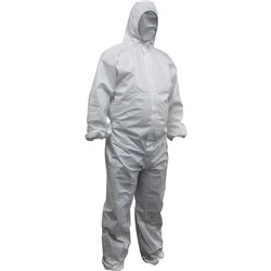 Maxisafe Disposable Coveralls Polypropylene 2XL White 