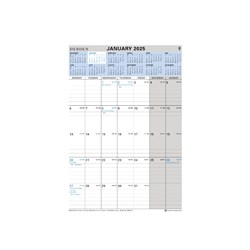 Debden Calendar Wall Planner 210x297mm Month To View Wiro