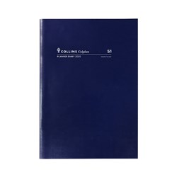 Collins Colplan Planner Diary  A4 Month To View Blue