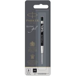 Parker BL1 Gel Refill Medium 0.7mm Black  