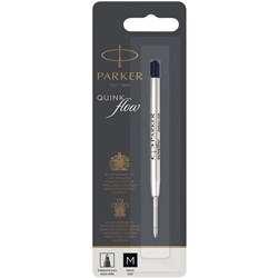 Parker Quink Ballpoint Pen Refill Medium 1mm Black  