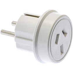 Moki Travel Adapter For Europe White  