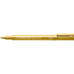 Staedtler 8323 Metallic Marker Bullet 1-2mm Gold  