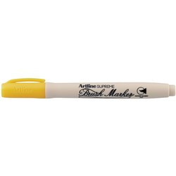 Artline Supreme Brush Markers Yellow Box Of 12 